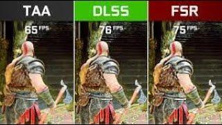 Тест игры God of War  на TAA vs  DLSS 2 0 vs  FSR 1 0   RTX 3060 Ti  в 1440p