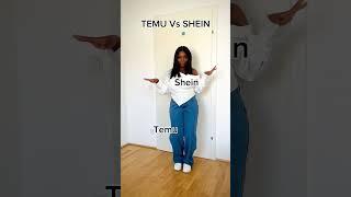 See how I created a Temu vs Shein look #shorts #fashion #ootd #grwm #temu #style