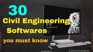 30 Most useful software for Civil Engineers / civil engineering software for flying career and jobs