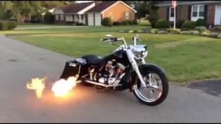 Hot Licks Exhaust Flamethrower Basic Kit Active Ignition Harley