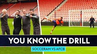 TEAM SOCCER AM VS BOURNEMOUTH AFC  | You Know The Drill | Six-Shot Challenge