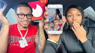 USING THE TINDER APP IN FRONT OF MY GIRLFRIEND