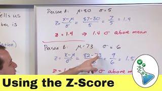 Intro to Standard Z-Score & Normal Distribution in Statistics