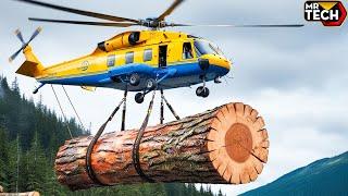 Extreme DANGEROUS Huge Wood Logging Truck | Biggest Heavy Equipment Machines #8