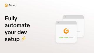 Fully automate your dev setup ️