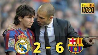 Real Madrid vs Barcelona 2-6 II Highlights & Goals II La Liga 2009 II Big Match ELCLASICO