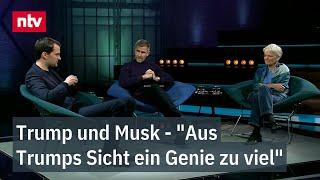 Trump und Musk - "Aus Trumps Sicht ein Genie zu viel" | ntv #beisenherz