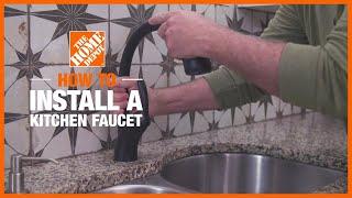 How to Install a Kitchen Faucet | The Home Depot