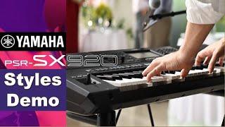 New Yamaha PSR-SX920 Keyboards 2024 || Preset Styles Demo || International Style and Voice Demo