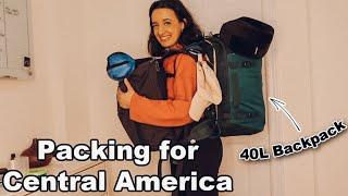 pack with me for 2 Months in Central America *everything I'm bringing*