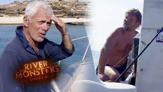 TV Crew Miraculously Saves Man Stranded On Desert Island | River Monsters