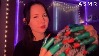 ASMR~Clicky Mouth Sounds With Scalp Massage, Scratching, Plucking etc. (witch fingers edition)‍️