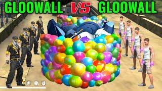 Gloowall vs Gloowall Skin Fight  New Top Up Gloowall Challenge  Noob vs Pro  Free Fire  Y GAMING