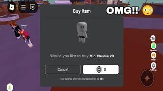 FREE MINI PLUSHIE AVATAR GET IT NOW BEFORE ITS GONE! (MOBILE 2024)