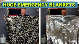 Stay Warm and Dry with This Huge Emergency NASA-Designed Mylar Blanket for Survival Situations