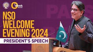 NSO Welcome Evening 2024 | President Speech