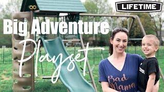 Review & How To: Lifetime Big Stuff Adventure Playset | BEST Swing Set!