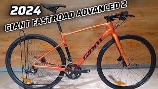 2024 GIANT FASTROAD ADVANCED 2 SMALL HELIOS ORANGE + WEIGHT / SHIMANO TIAGRA