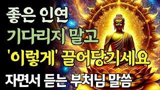 좋은 인연이 다가오길 원한다면 이렇게 하세요ㅣ부처님 말씀ㅣ불교 명언