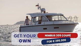 HOP ON BOARD THE NIMBUS 305 COUPÉ | Buy a Nimbus Boat in Croatia