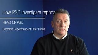 How PSD investigate reports at British Transport Police