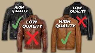 CHEAP VS EXPENSIVE LEATHER JACKET ? How to Find Difference While Buying?