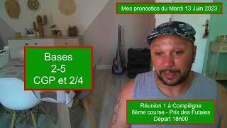 MAX 1-2-3 Turf vos pronostics hippiques gratuits du Mardi 13/06/2023@max1-2-3turfvospronosticsh2​