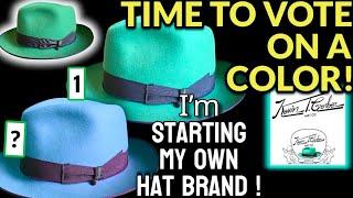 Felt Color Swatches for KTG Hats- Custom Hat Creation Number 1 - Kevin’s  “Trademark” Style!
