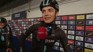 Pavel Bittner - Interview at the start - Omloop Het Nieuwsblad 2023