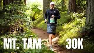 MT. TAM 30K ️ | Trail Running 4200ft Elevation Through PACIFIC COASTAL REDWOODS on a SPRAINED ANKLE