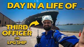 A day in a life of 3rd officer on LPG tanker ship |  Dry dock preparations | Merchant Navy