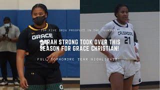 #5 2024 prospect in the nation Sarah Strong led GCS to a state title! Full sophomore highlights!