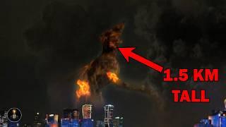 Lava Kaiju "Vulcan" Tramples Through Hangzhou Light Show! February 6, 2025, HollywoodScotty VFX