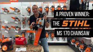 Check Out the STIHL MS 170 Chainsaw!