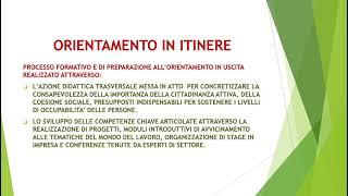 PROGETTO ORIENTAMENTO  video