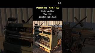 Used Slitter/cutter/creaser Machine for SALE | Traenklein - KRS 1400
