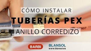 Cómo instalar tubos de polietileno reticulado con los accesorios de anillo corredizo BARBI