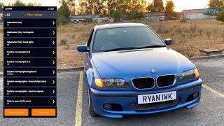 Coding DRLs with CARLY - BMW E46 - US Sidemarkers -  Quick & Easy!