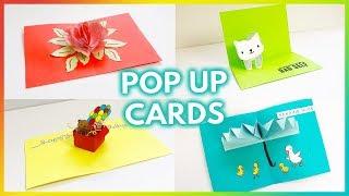 5 Simple and Easy Pop Up Card Tutorials