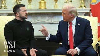 Full Video: Trump and Zelensky Get Into Shouting Match During Meeting | WSJ News