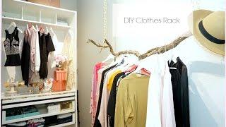 DIY Clothes Rack - DIY Room Decor -  MissLizHeart