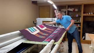Loading a Quilt, Burrito Method