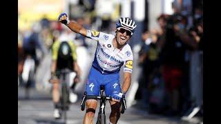 Tour de France Stage 2 highlights: Alaphilippe powers to victory and yellow jersey in Nice