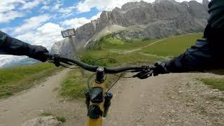 Dantercepies Cir trail - MTB Dolomites (Sellaronda tour)