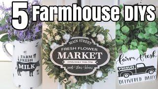 5 Dollar Store Farmhouse DIY Home Decor| Thrift Store Flips | Using My Craft Stash | Oh Yeah!