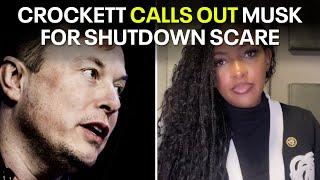 Dallas US Rep. Jasmine Crockett blames Elon Musk for failed government spending bill