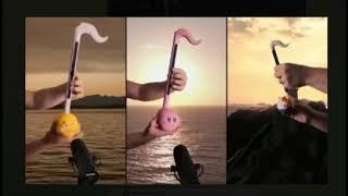 The geniuses performed "Bring me to life" by Evanescence on a toy synthesizer called otamatone.