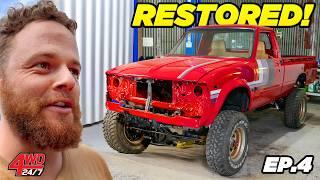 1000 HOUR RESTORATION! ICONIC HILUX from junk to PERFECT! ENGINE PLANS REVEALED