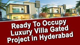 Ready To Occupy Luxury Villa Gated Project in Hyderabad | RV Somwrita @Kismatpur | Few Villas Left