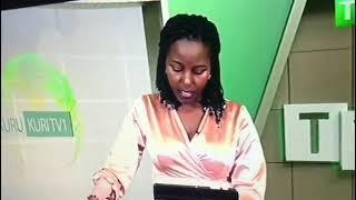 Umunyamakuru wa Tv1 yaje gusoma amakuru yasinze🫣